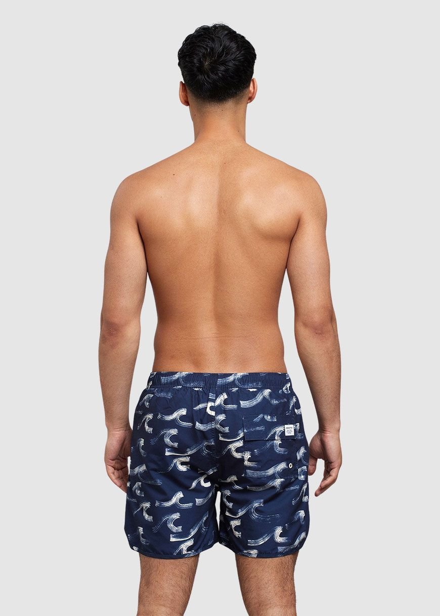 Dedicated Swim Shorts Sandhamn Brushed Waves Bei Greenality