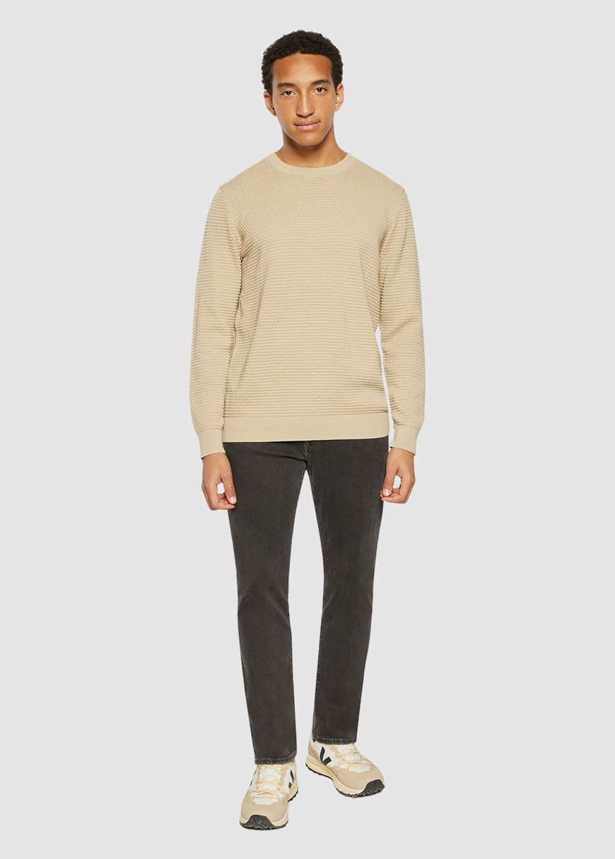 Vagn Regular Bubble Knit Crew Neck