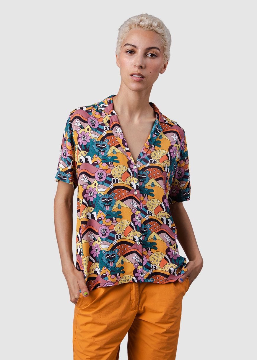 Yeye Weller Aloha Blouse