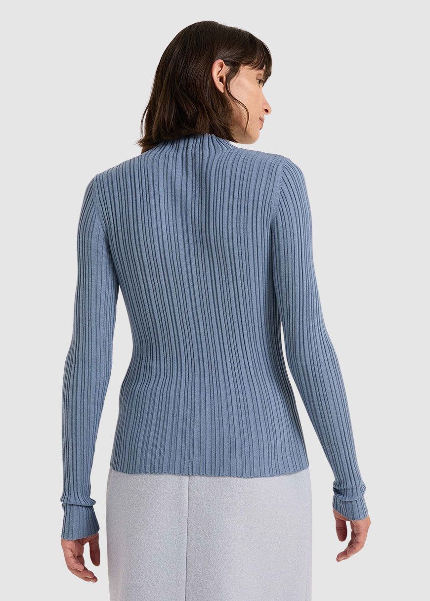 Rippenstrick Pullover