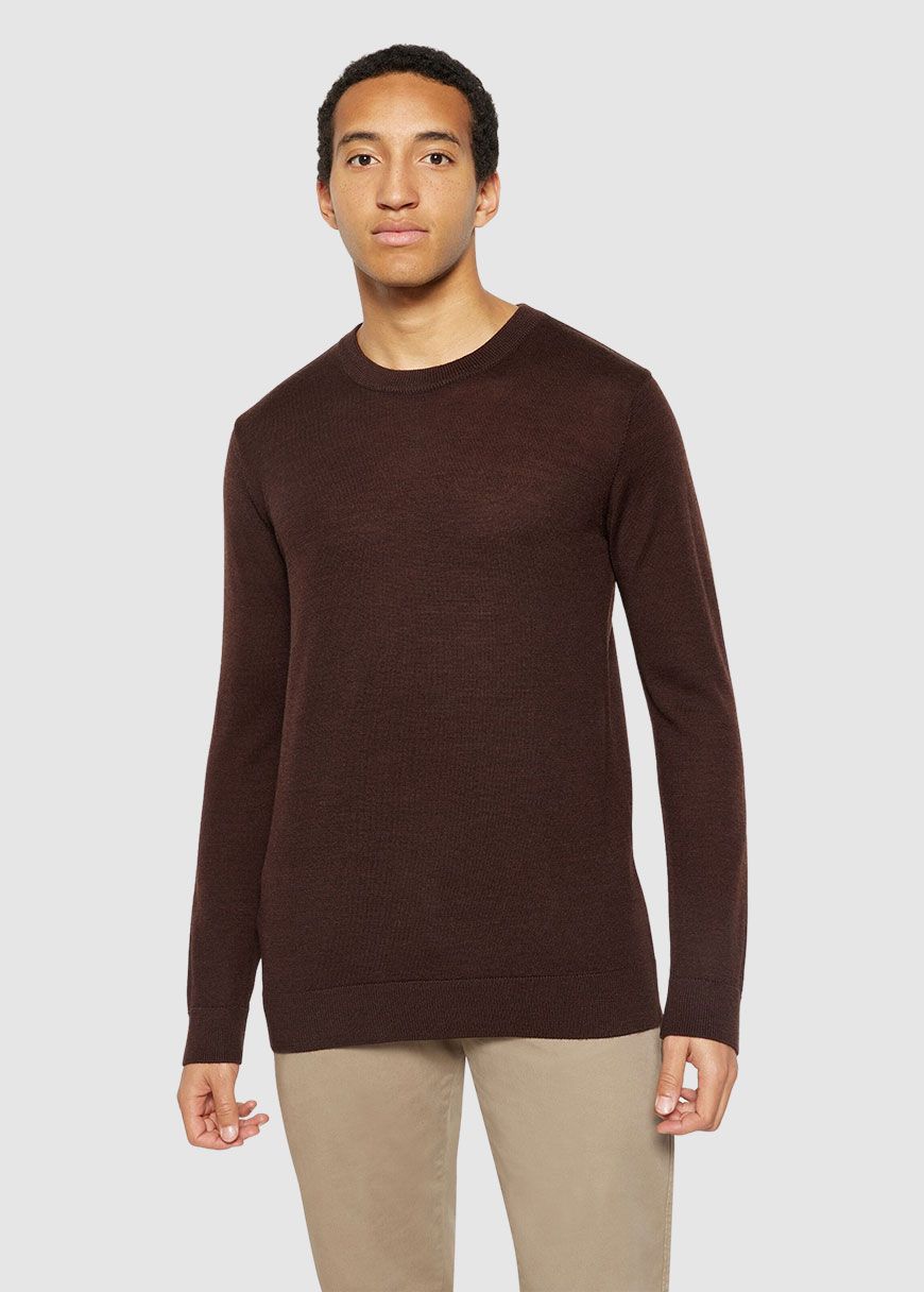 Regular Merino Knit Crew Neck