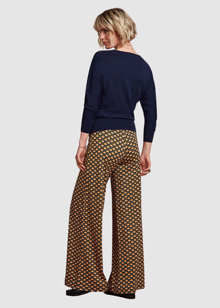 Border Palazzo Pants Valet