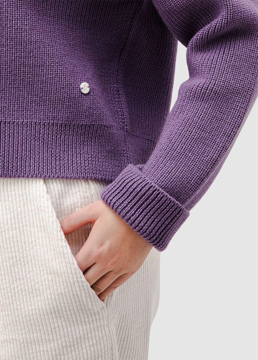 Waterfront Cropped Wool Sweater