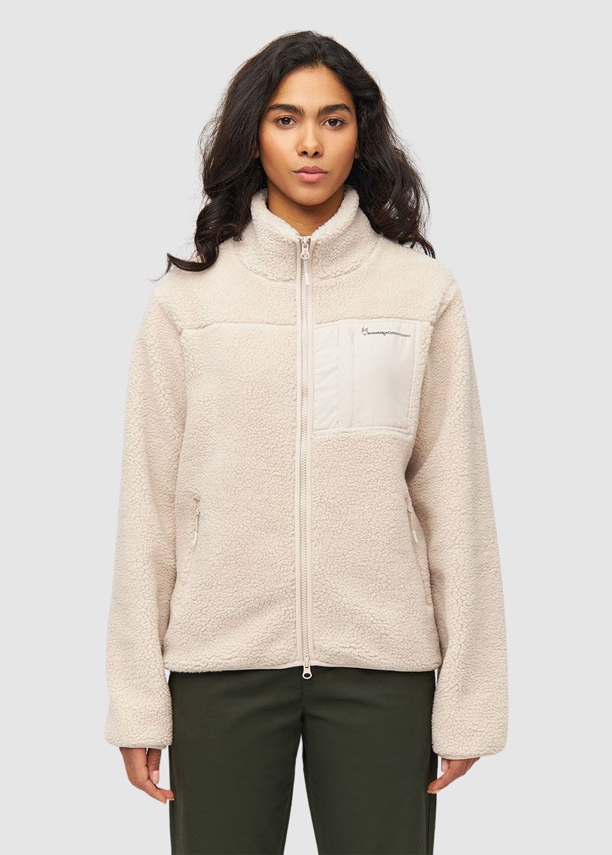 Teddy High Neck Zip Jacket