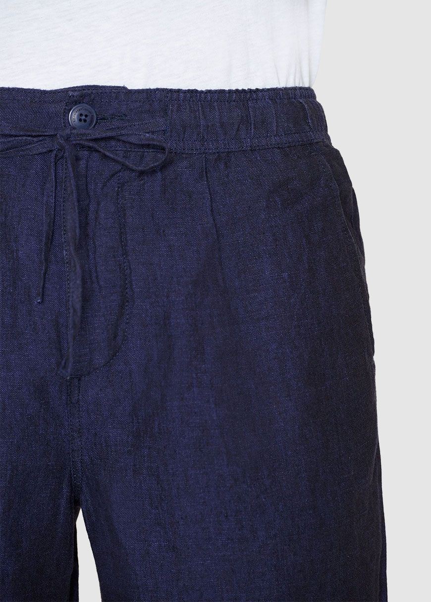 Fig Loose Linen Shorts