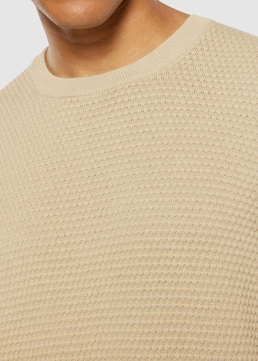 Vagn Regular Bubble Knit Crew Neck