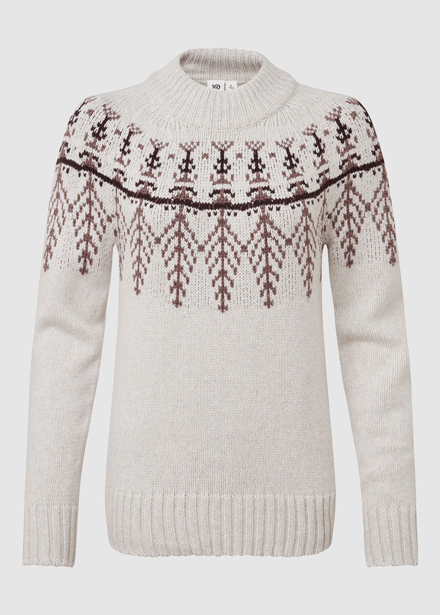 W Highline Wool Intarsia Sweater