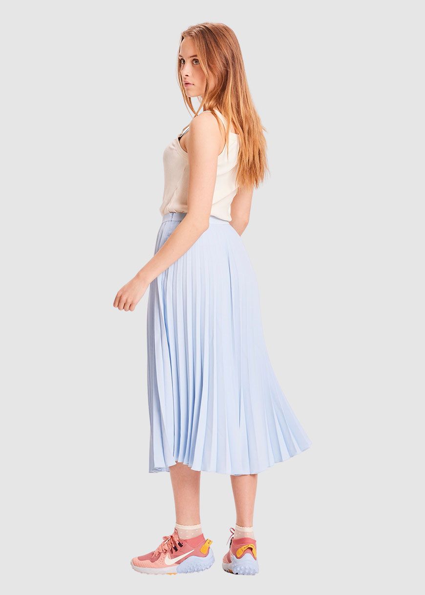 Daffodil Pleated Midi Skirt