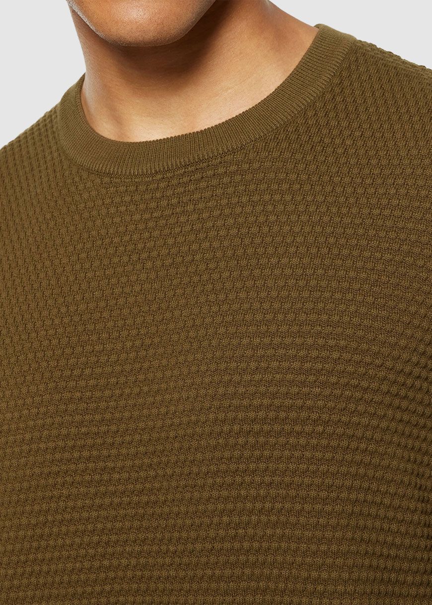 Vagn Regular Bubble Knit Crew Neck