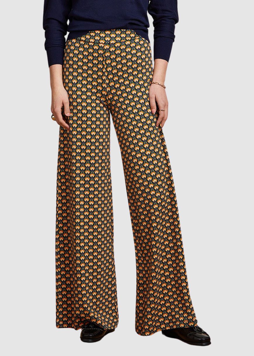 Border Palazzo Pants Valet