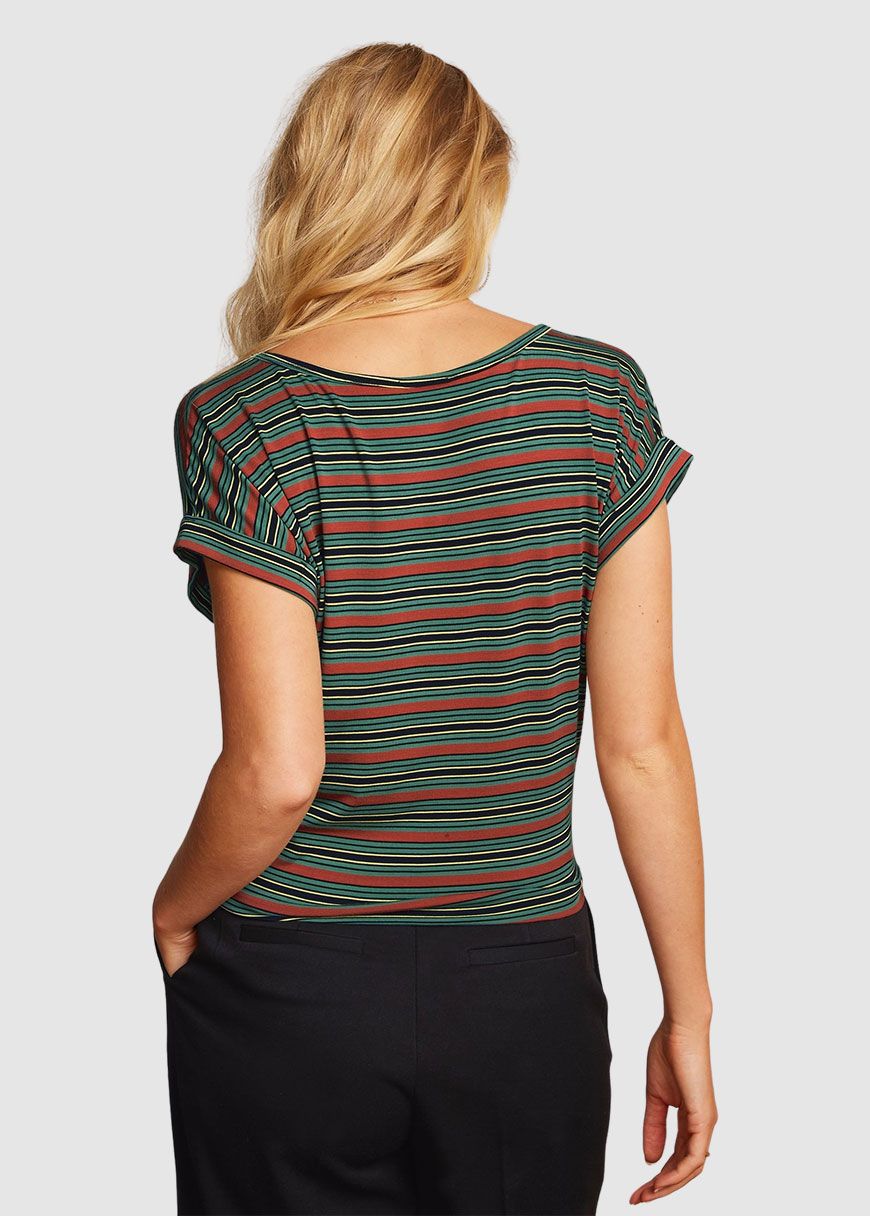 Aria Knot Top Castillo Stripe