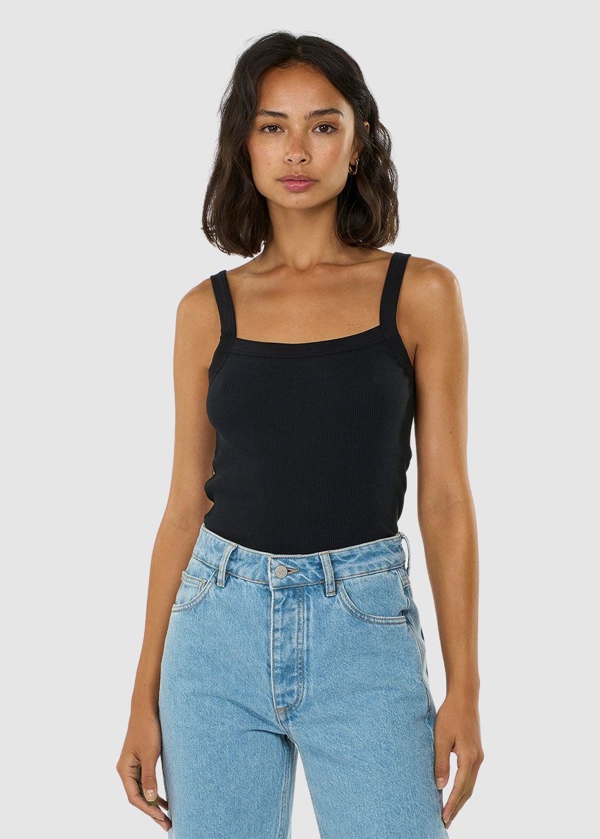 Rib Strap Top