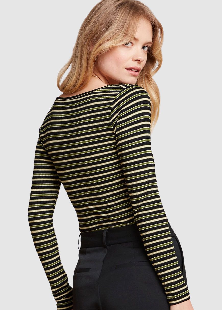 Carice V Top Pimm Stripe