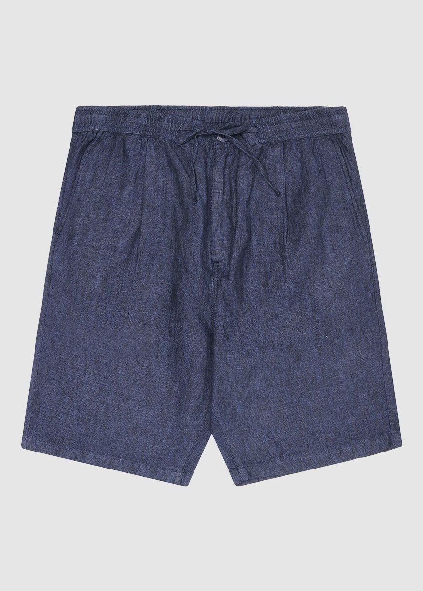 Fig Loose Linen Shorts