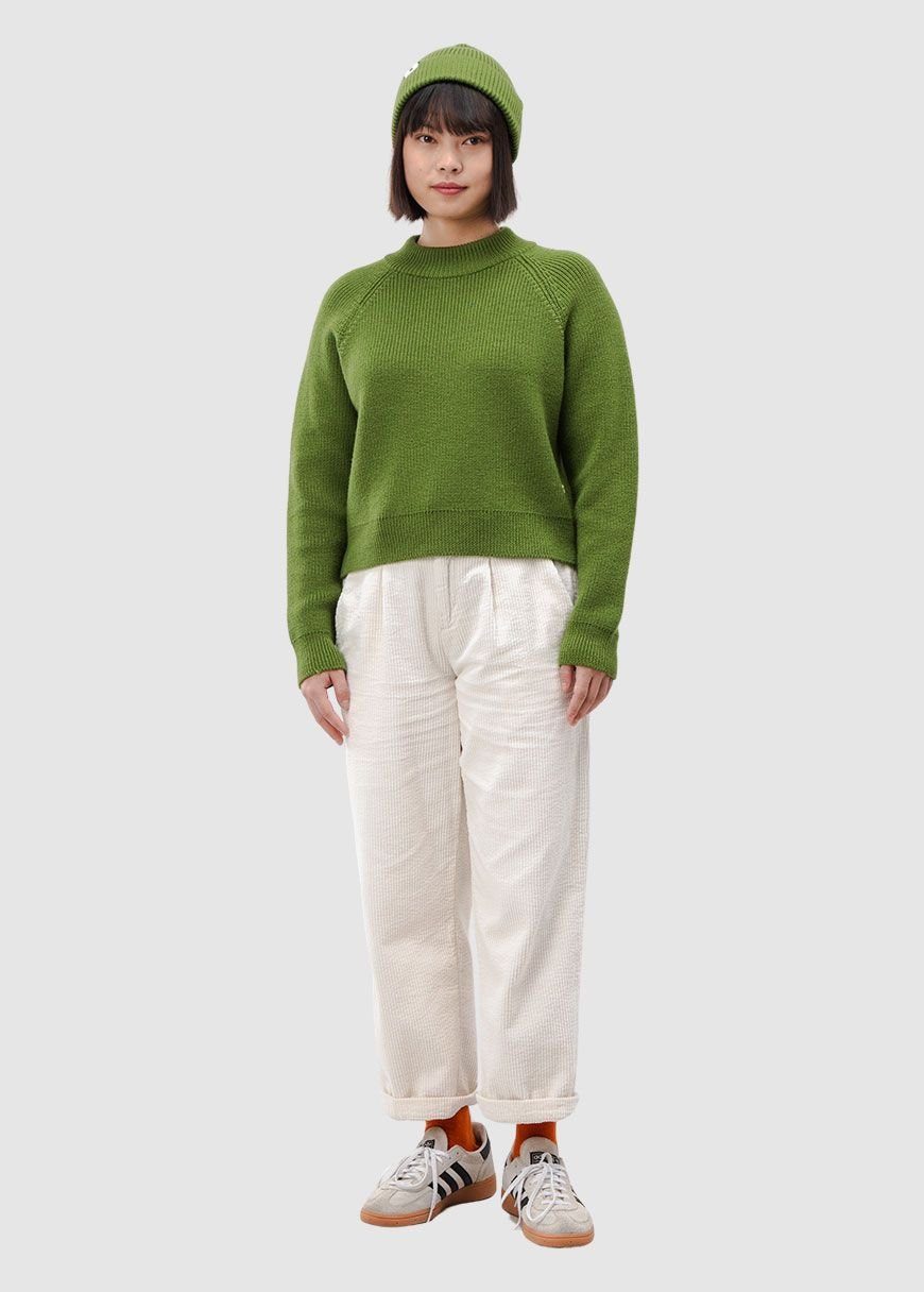 Waterfront Cropped Wool Sweater