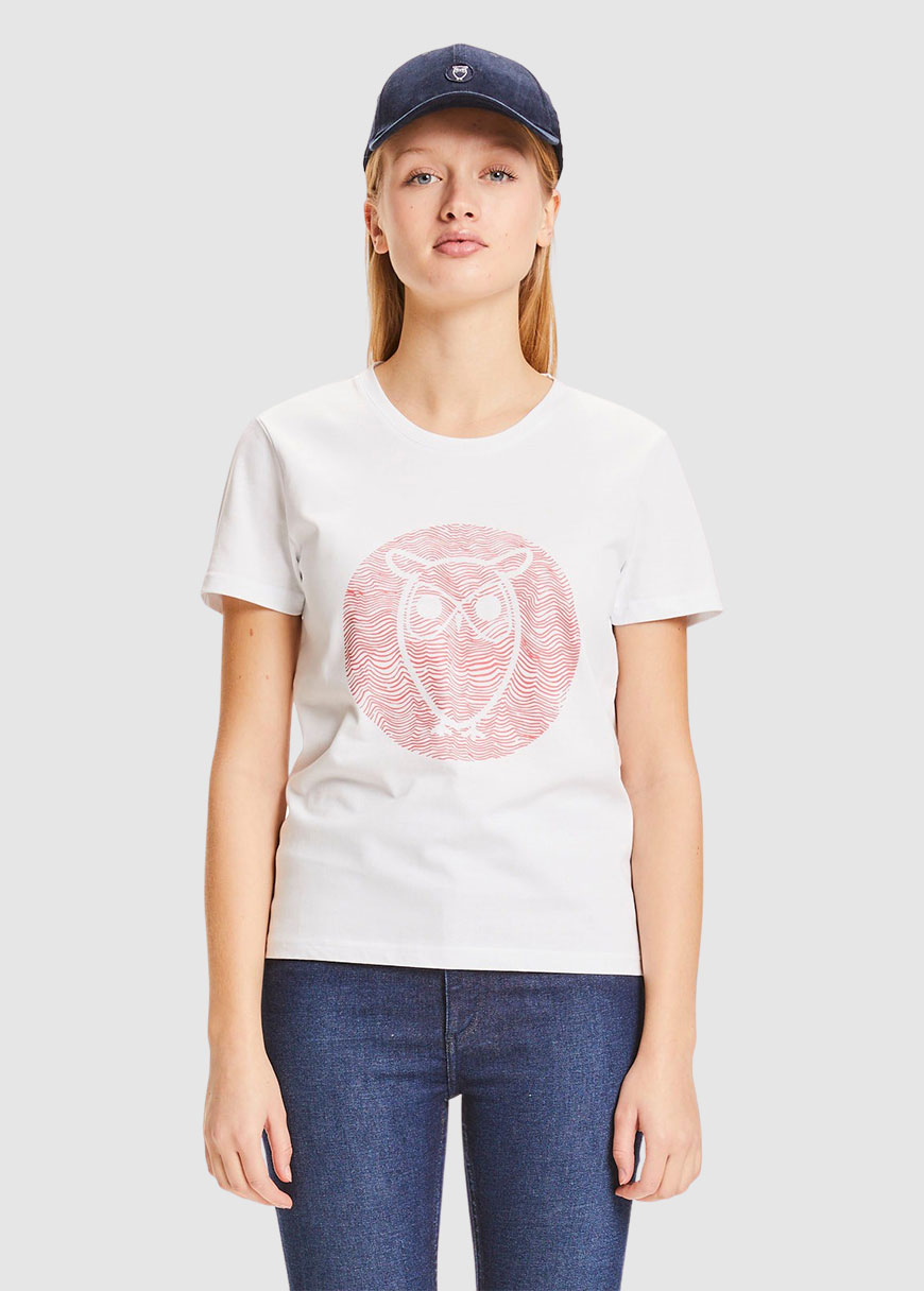 Rosa Owl Line Printed Tee