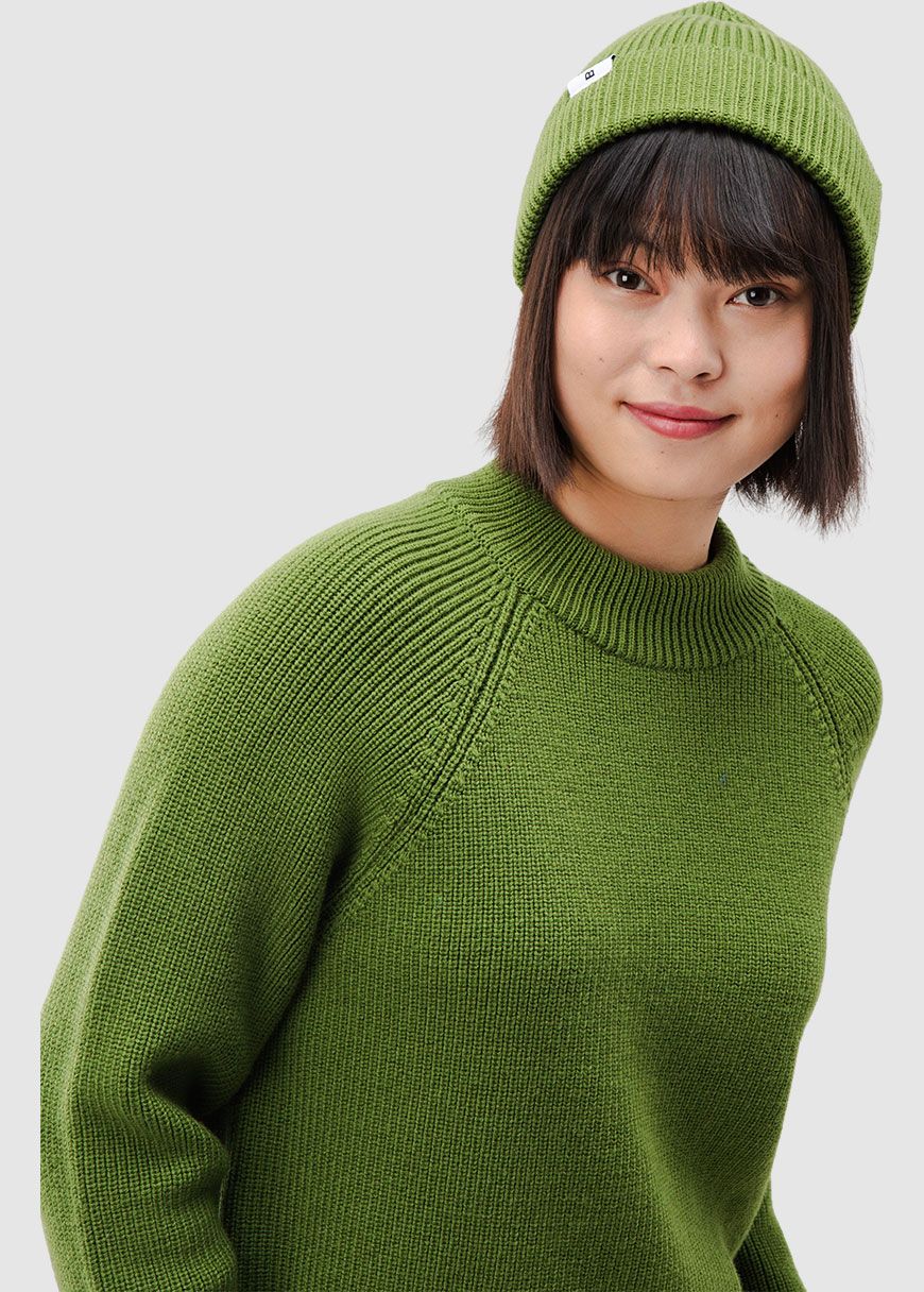 Waterfront Cropped Wool Sweater