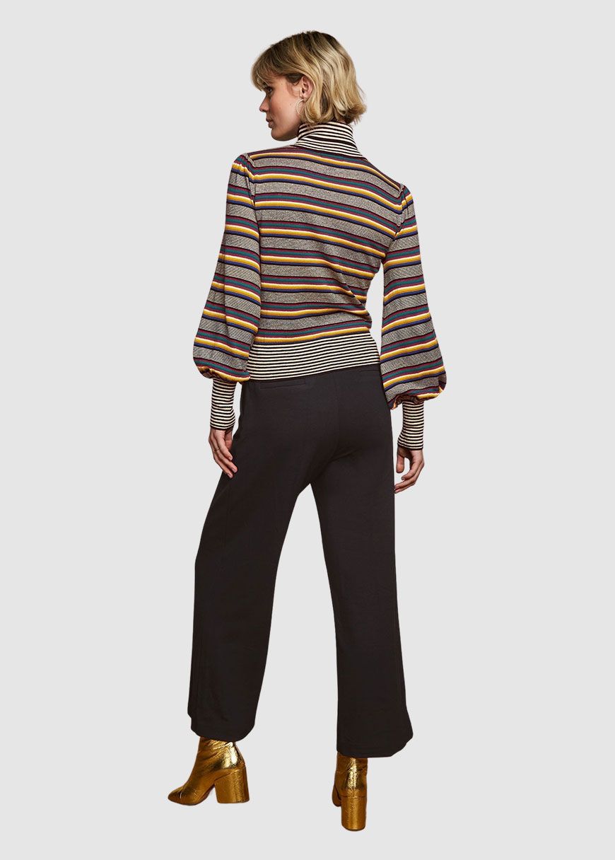 Maya Rollneck Top Sixties Stripe