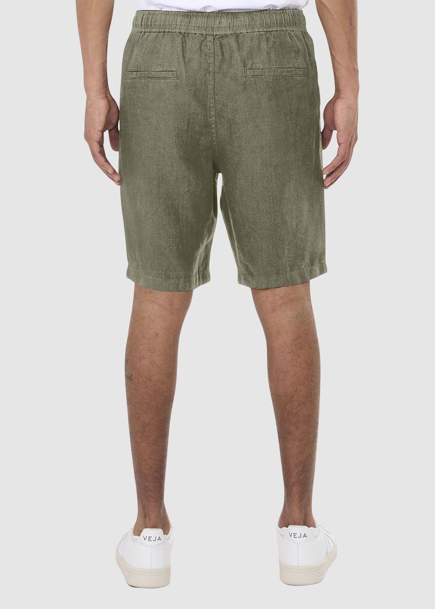 Fig Loose Linen Shorts