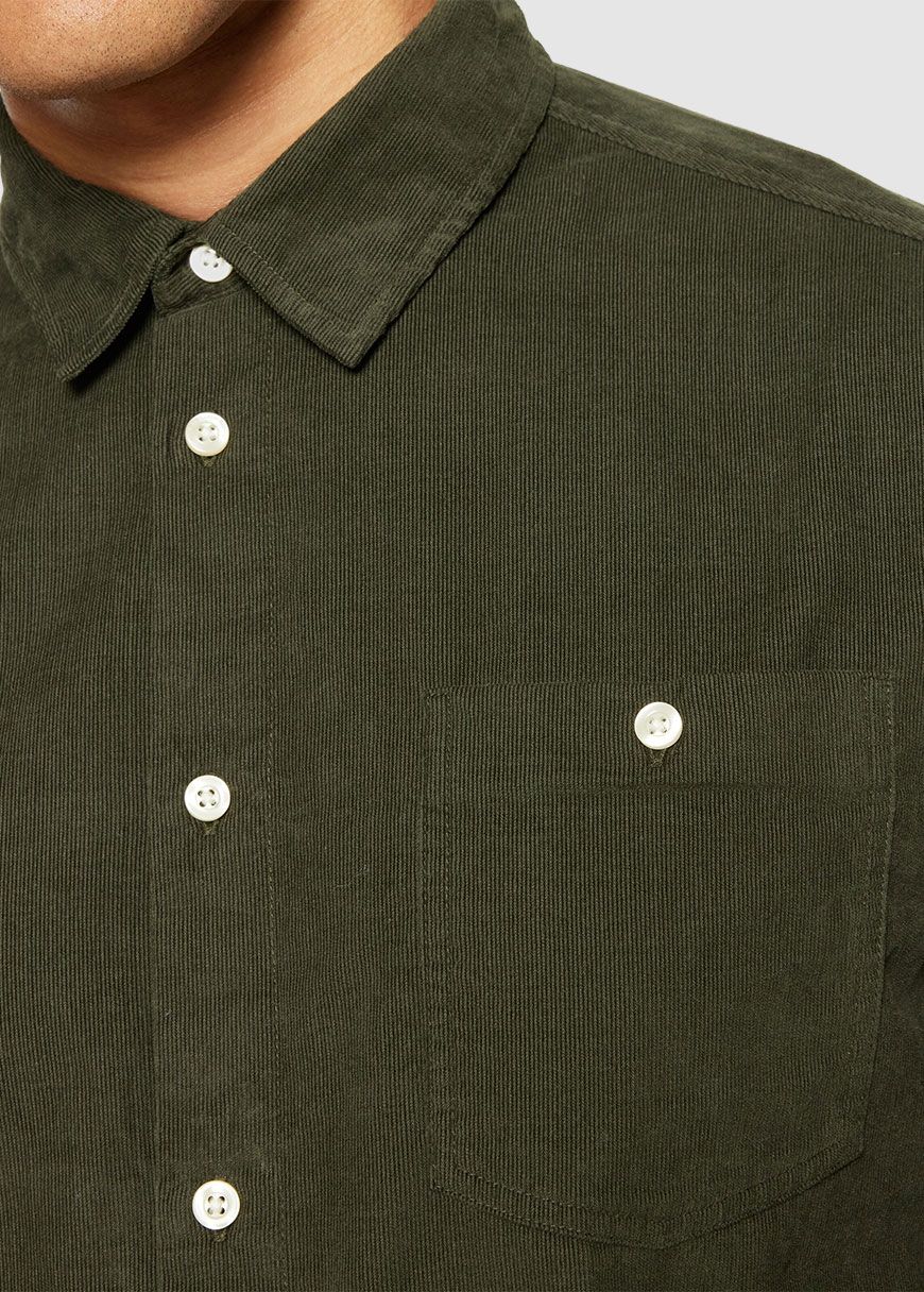 Regular Fit Corduroy Shirt