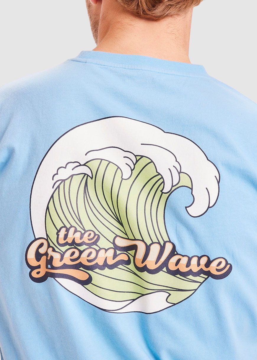 Alder The Green Wave Print Tee