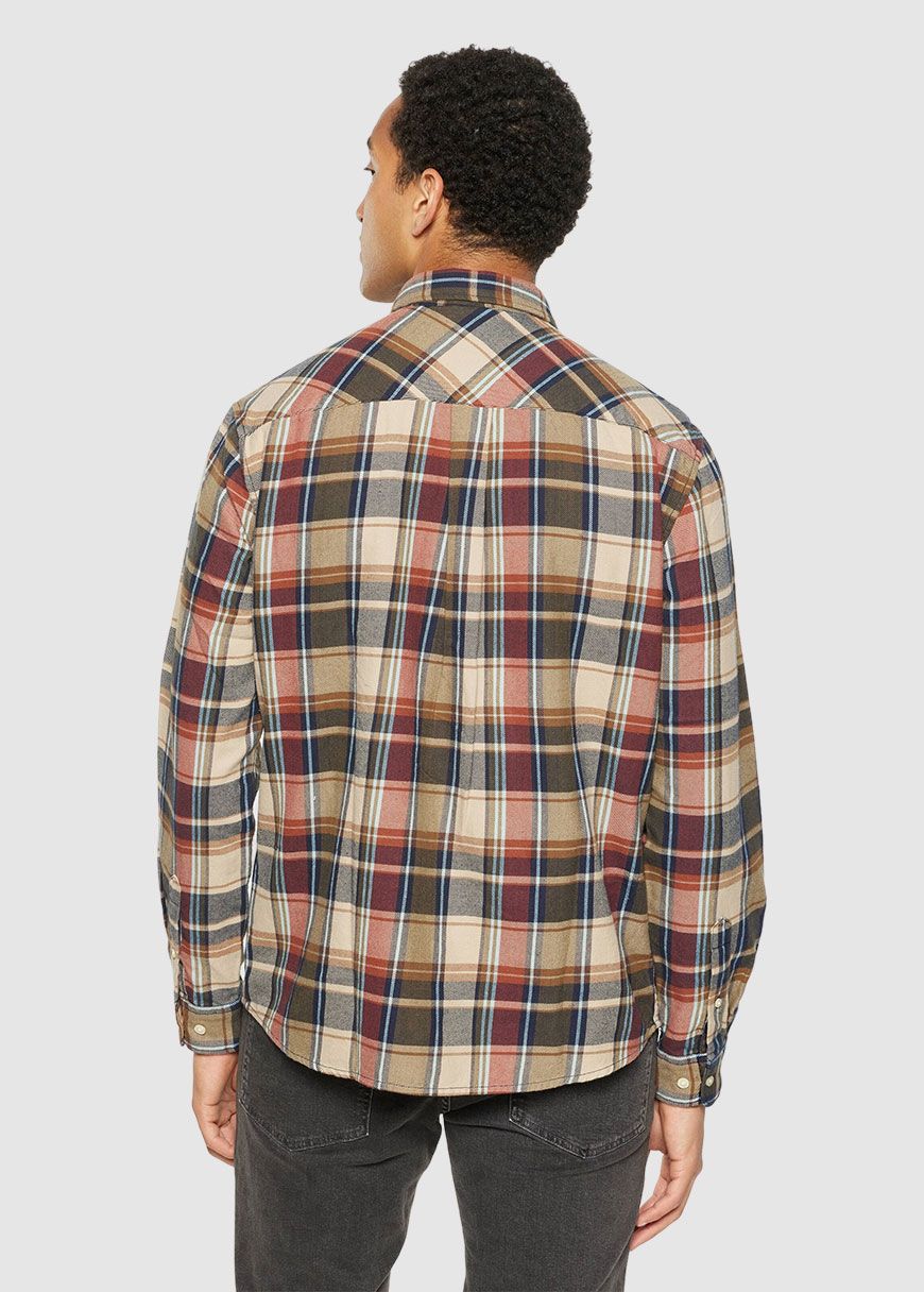 Regular Light Flannel Checkered Shirt