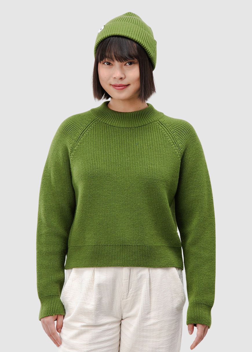 Waterfront Cropped Wool Sweater