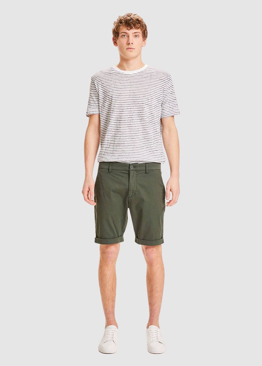 Regular Chino Poplin Shorts