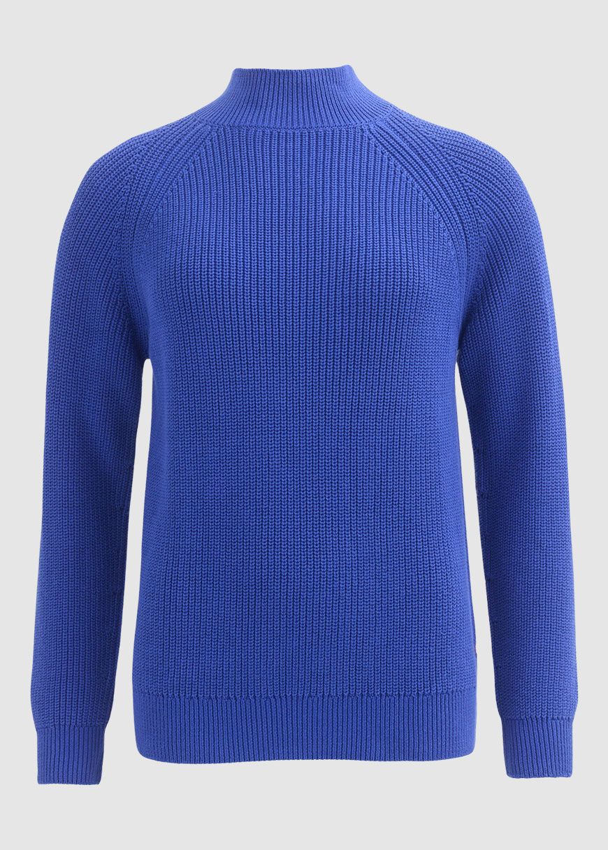 Rippstrick Raglanpullover