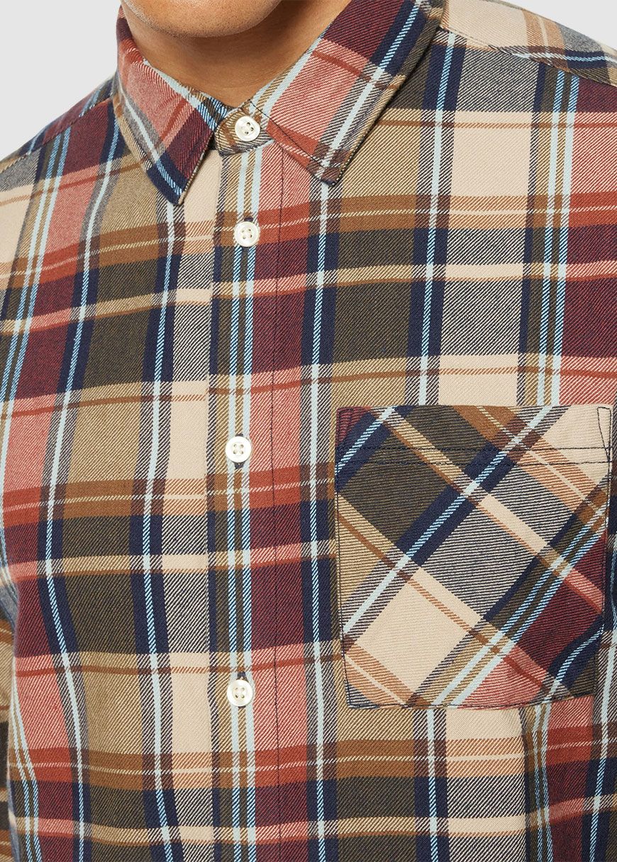 Regular Light Flannel Checkered Shirt