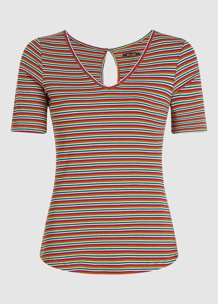 Carice V Top Jones Stripe