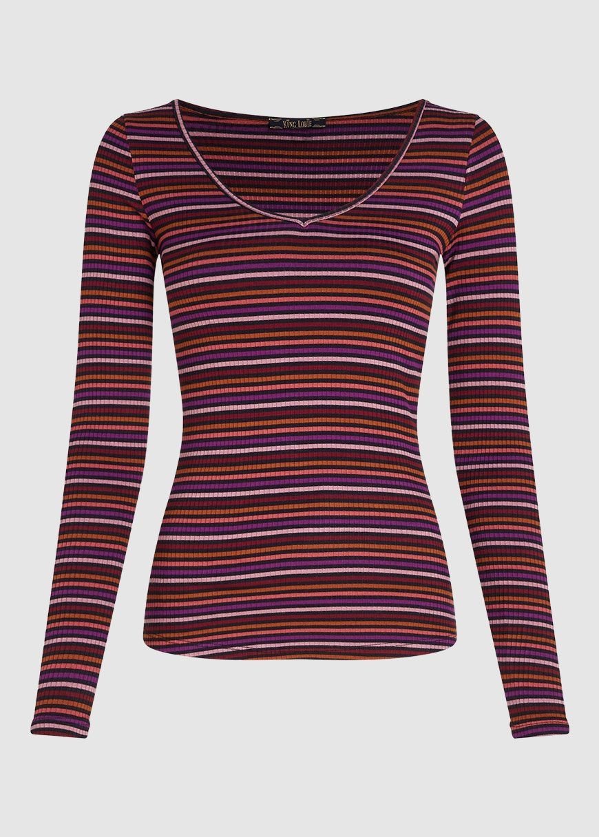 Carice V Top Rolla Stripe