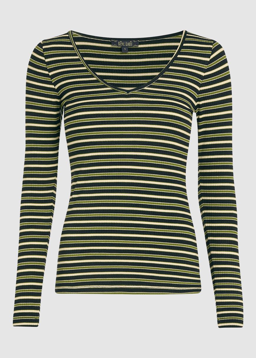 Carice V Top Pimm Stripe