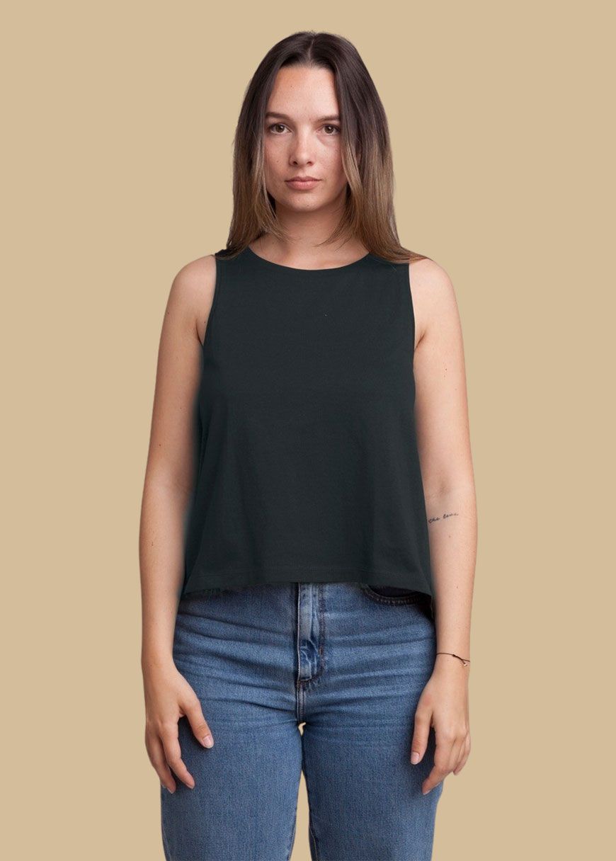 Cropped Oversized Tanktop W