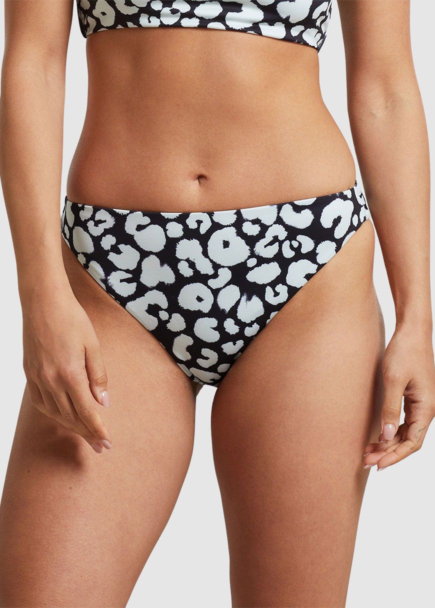 Bikini Bottoms Sanda Painted Leopard