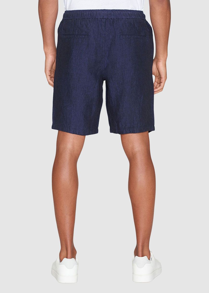 Fig Loose Linen Shorts