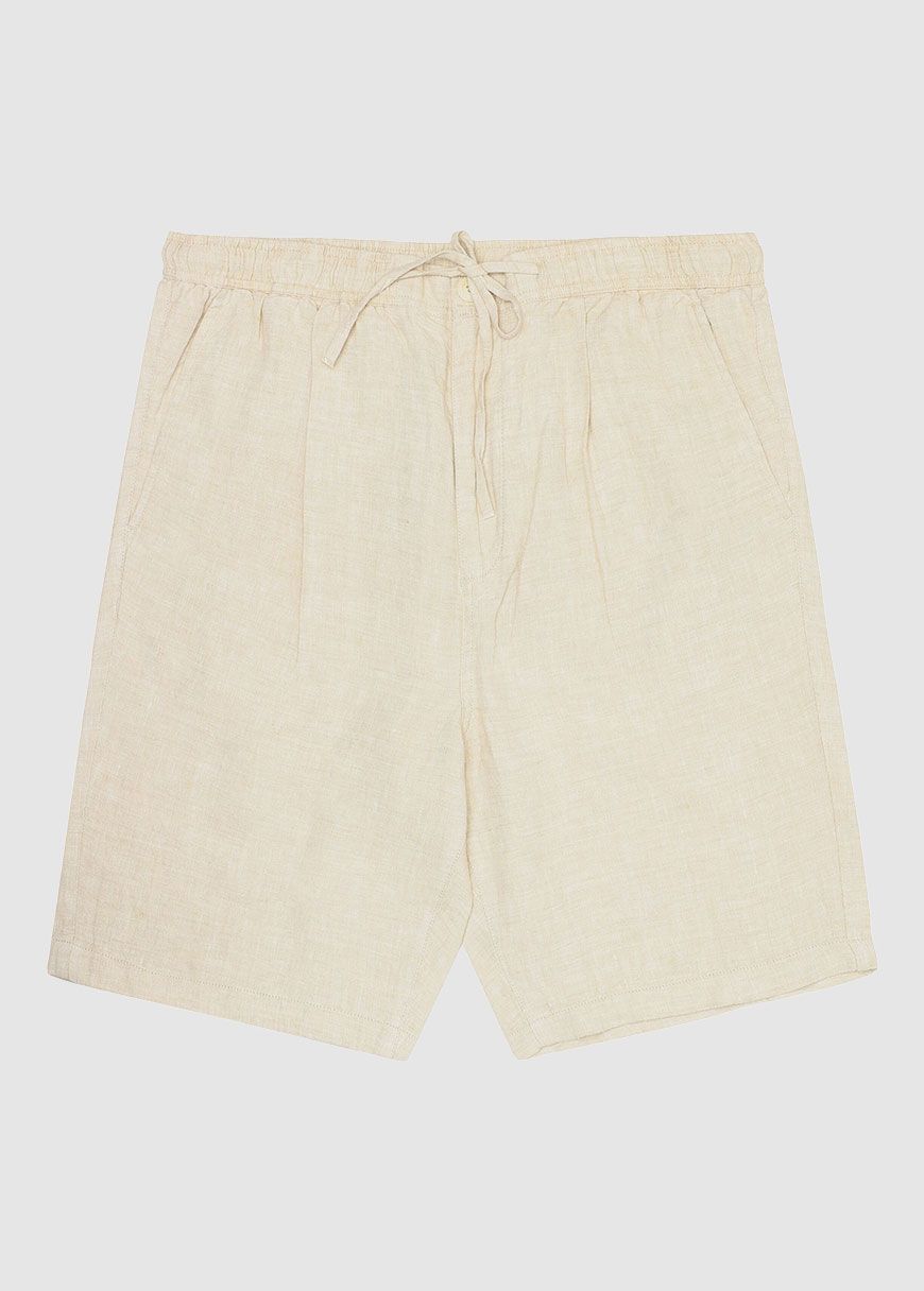 Fig Loose Linen Shorts