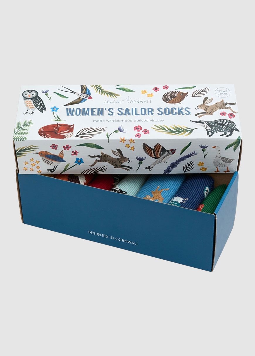 Women's Sailor Socks Box of 7