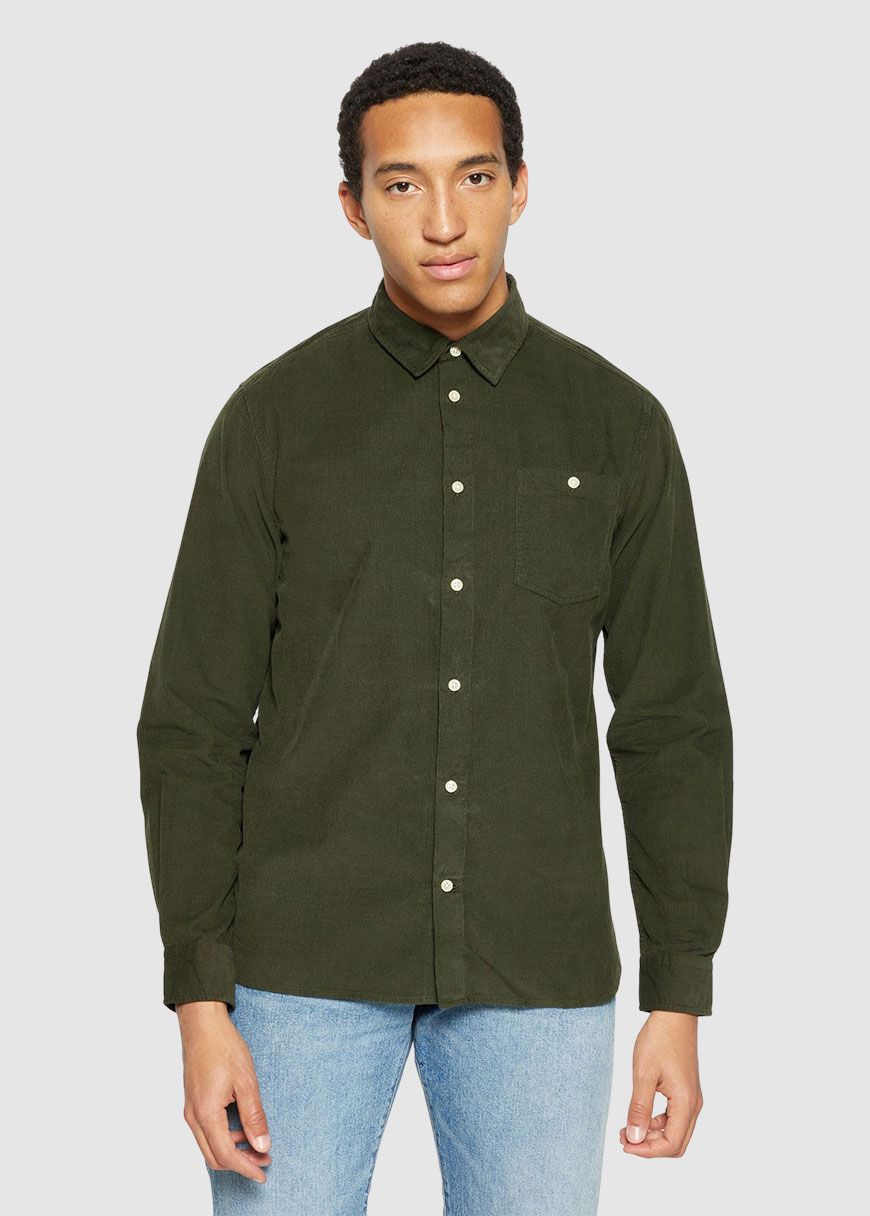 Regular Fit Corduroy Shirt