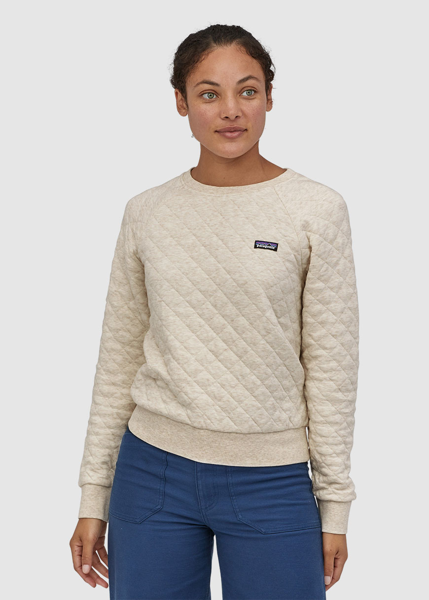 Patagonia women's cotton on sale quilt crew pullover