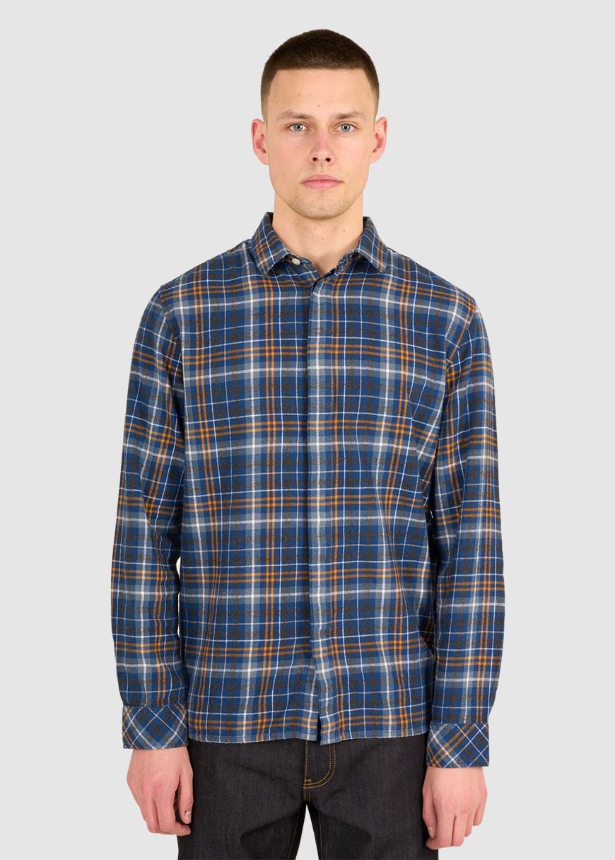 Big Checked Flannel Relaxed Fit Shirt