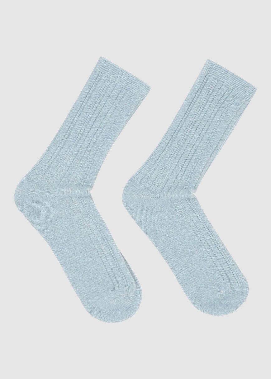 Rippenstrick-Socken