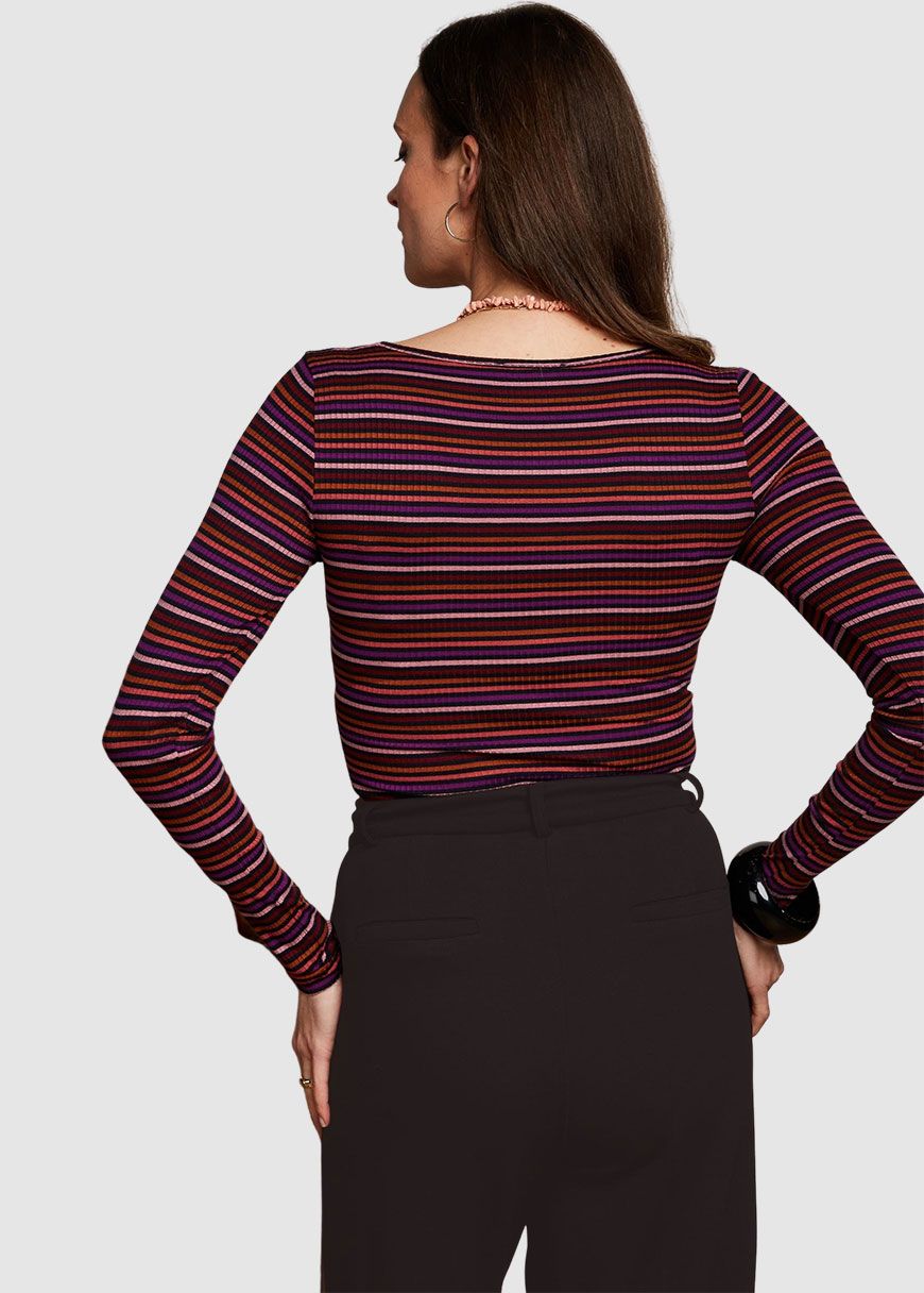 Carice V Top Rolla Stripe