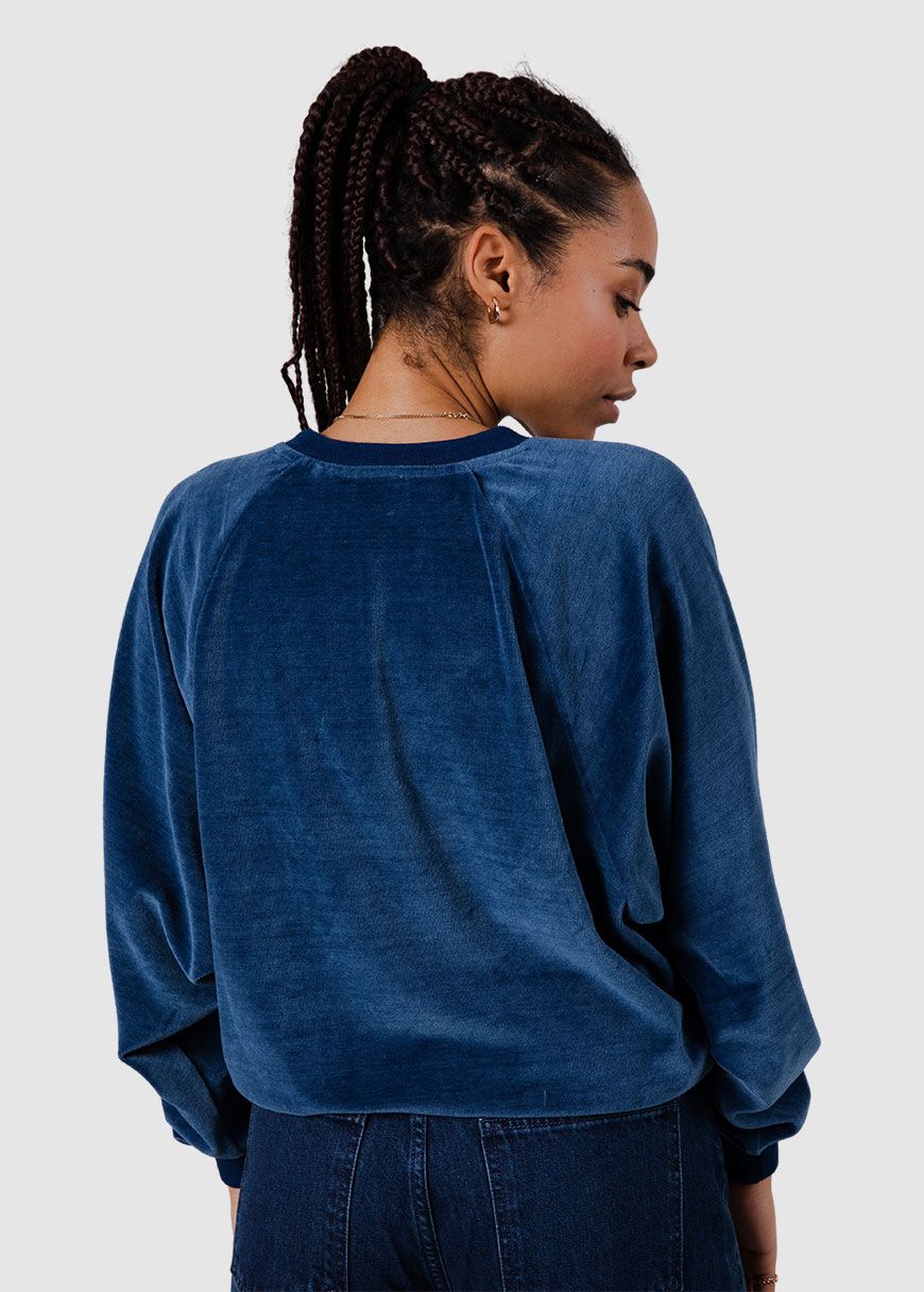 Velvet Ranglan Sweatshirt