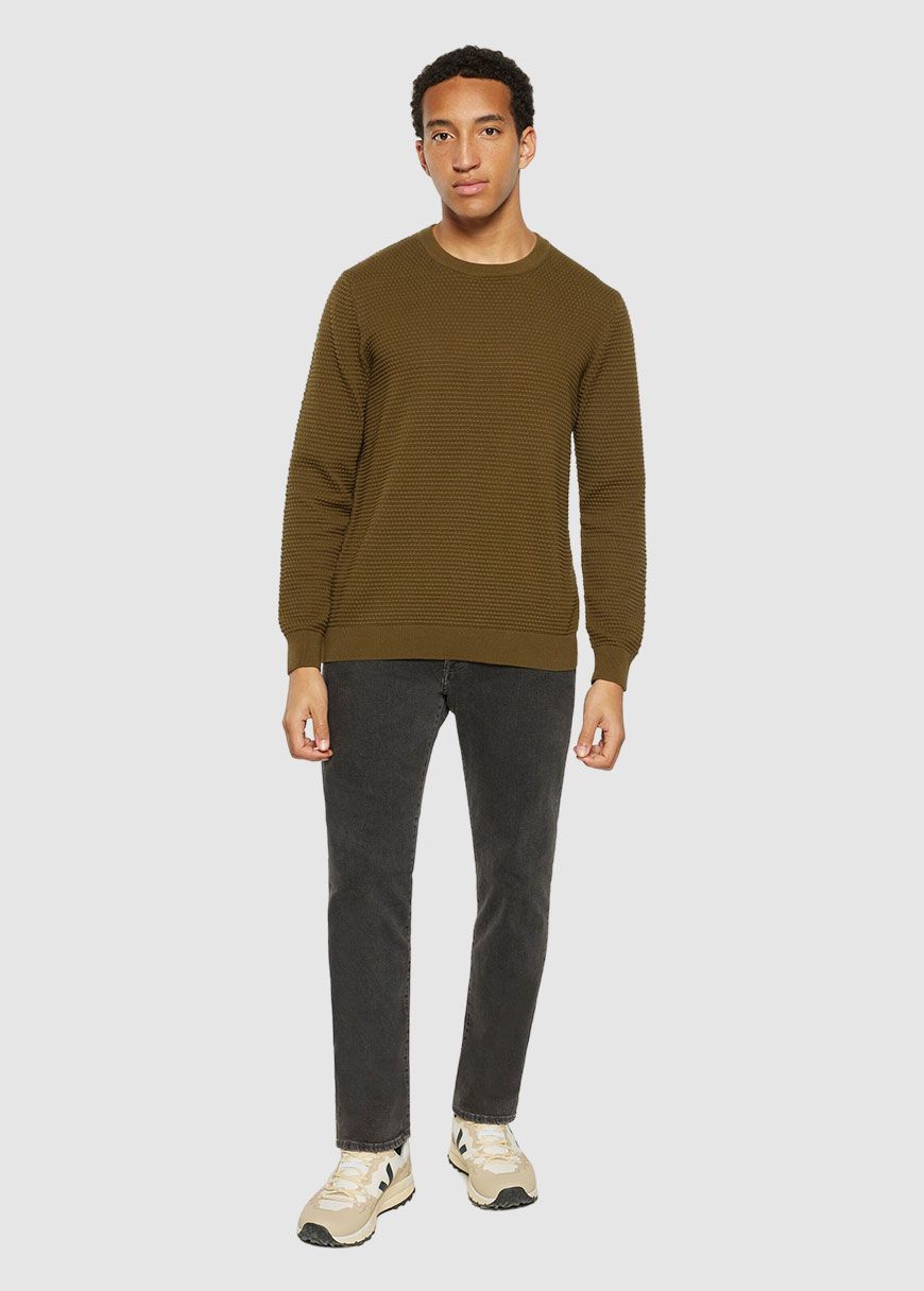 Vagn Regular Bubble Knit Crew Neck