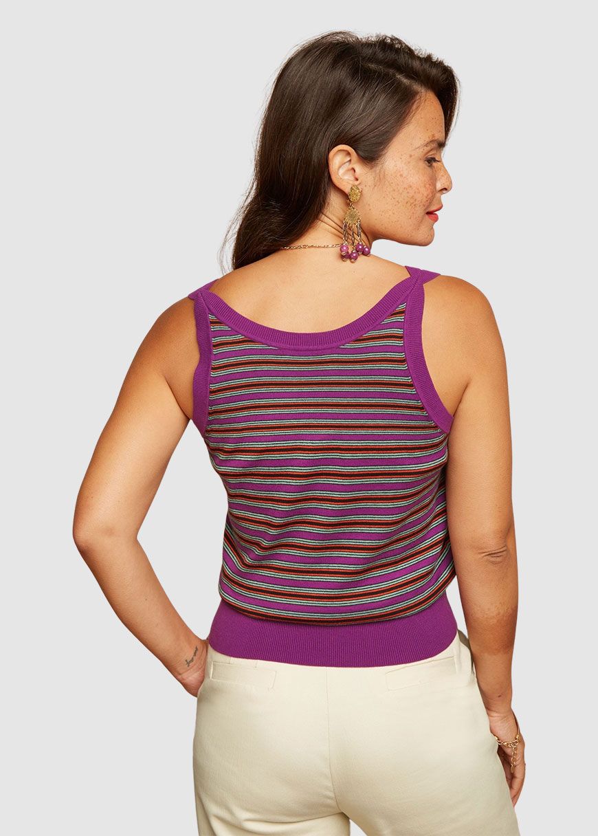 Hazel Top Bee Stripe