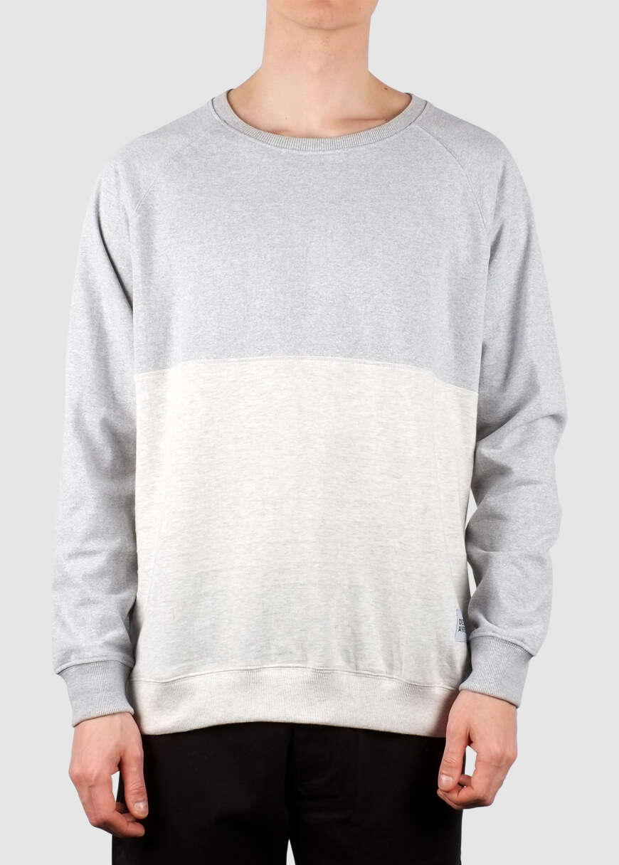 Sweatshirt 50-50 Grey/White Melange