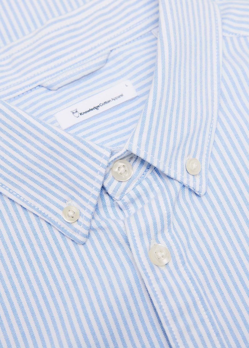 Owl Striped Oxford Custom Tailored Shirt